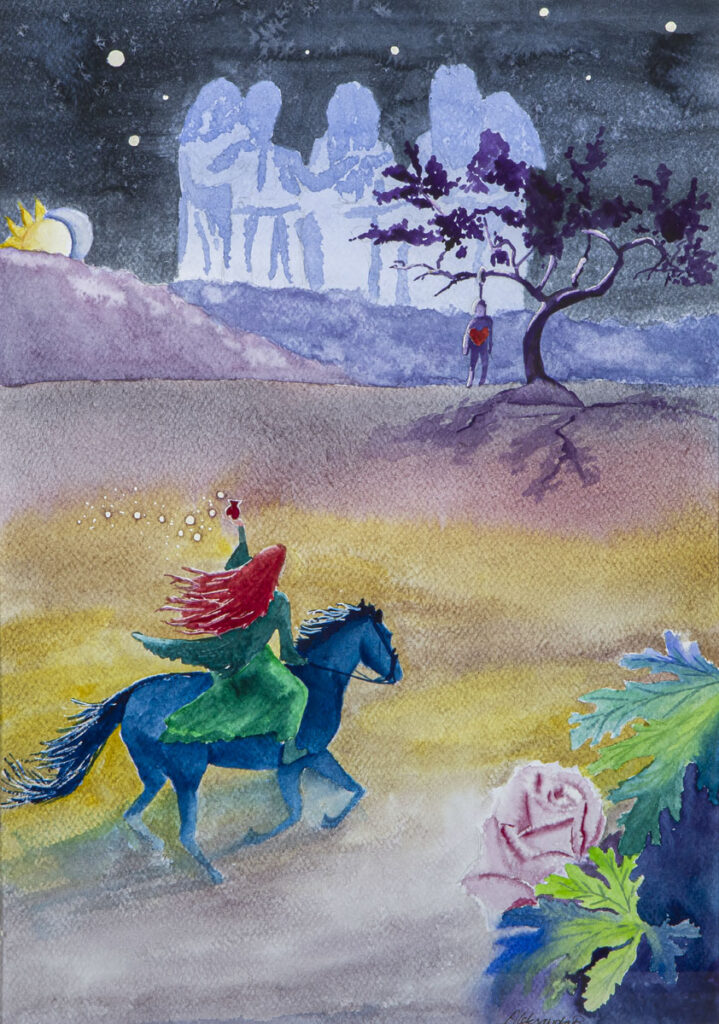 Akwarele Czarna Puma 04