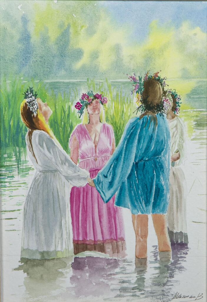 Akwarele Czarna Puma 06